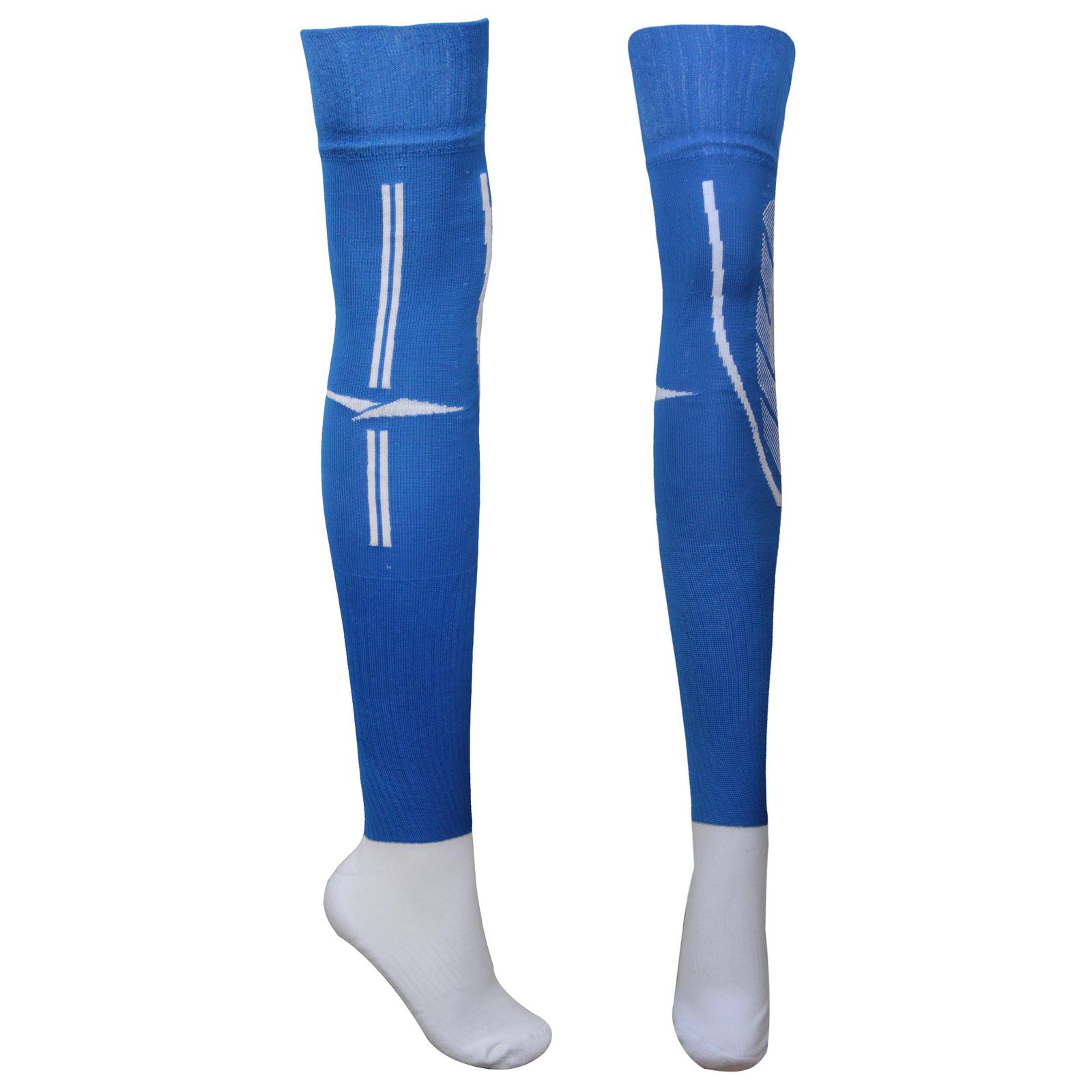 جوراب ورزشی ساق بلند مردانه ماییلدا مدل کف حوله ای کد 4187 رنگ آبی