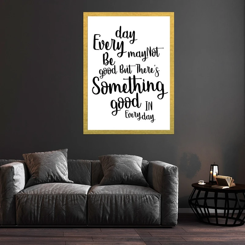 تابلو بکلیت طرح مدرن جمله انگیزشی مدل قاب شاسی T-S10264