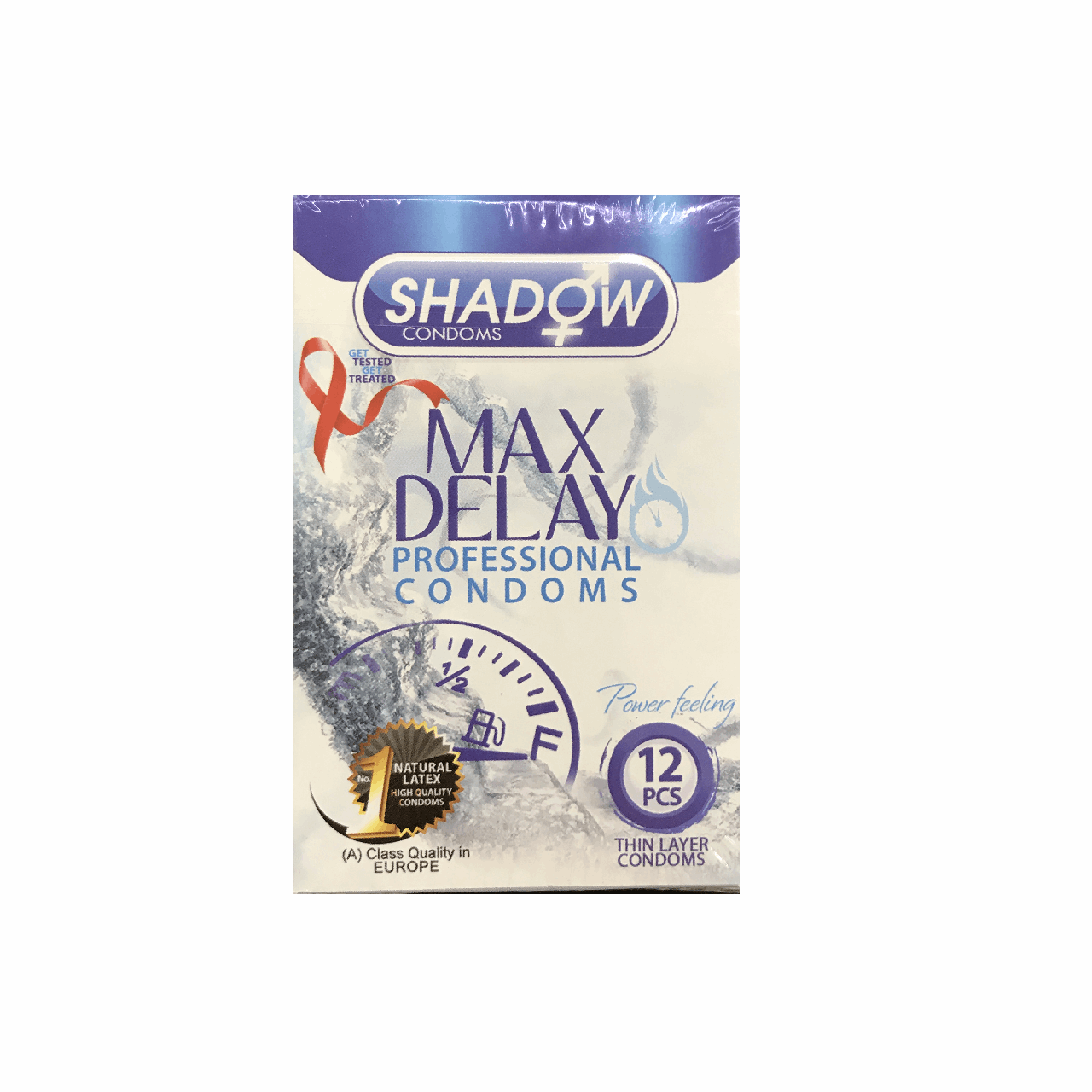 کاندوم تاخیری شادو مدل Max Delay بسته 12 عددی