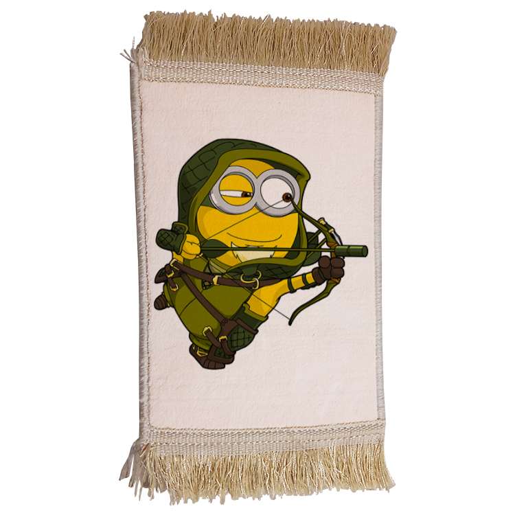 فرش ماشینی دیوارکوب مدل مینیون کد 74