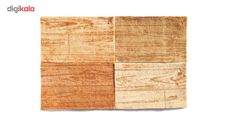 موکت ظریف مصور طرح پارکتی توسکا زمینه قهوه ای کد 3131