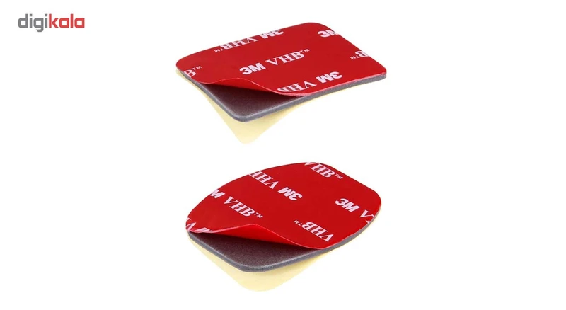 عکس شماره 3 : چسب تخت پلوز مدل 3m مناسب برای دوربین های ورشی گوپرو بسته 6 عددی