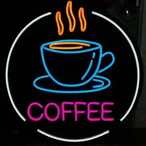 چراغ نئون فلکسی مدل فنجان قهوه