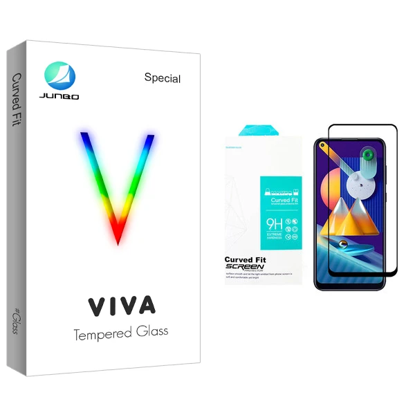محافظ صفحه نمایش سرامیکی جانبو مدل Viva Glass مناسب برای گوشی موبایل سامسونگ Galaxy M11