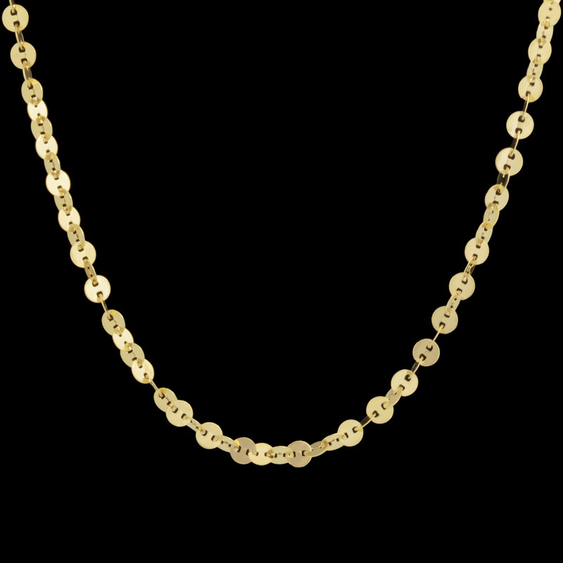 زنجیر طلا 18 عیار زنانه طلای مستجابی کد B45