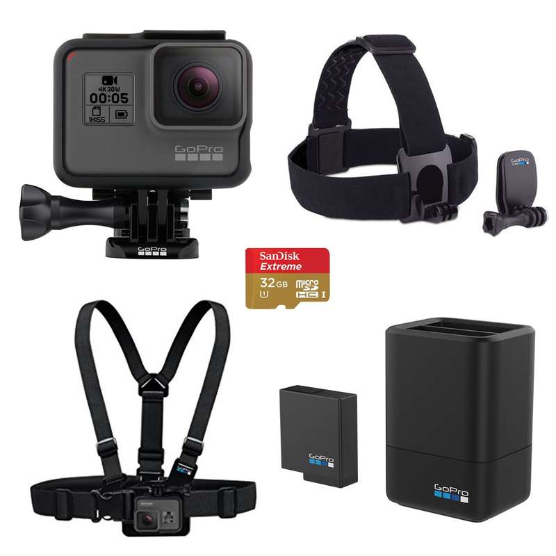 مجموعه دوربین فیلم برداری ورزشی گوپرو مدل HERO5 Black پکیج 3 مجموعه دوربین فیلم برداری ورزشی گوپرو مدل HERO5 Black پکیج 3