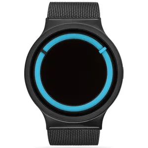 ساعت مچی عقربه ای زیرو مدل Eclipse Black Ocean Unisex