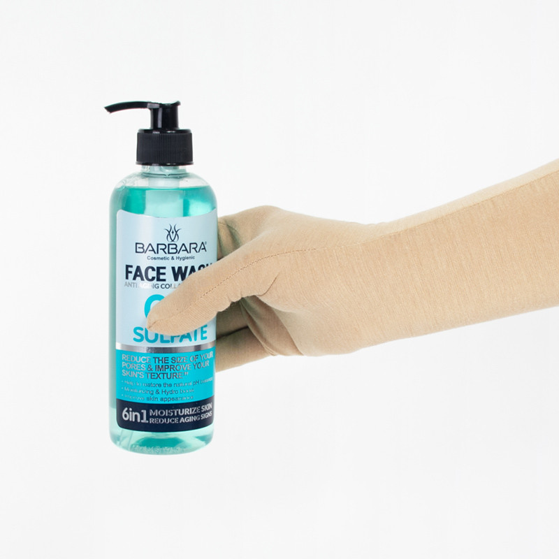 ژل شستشو صورت باربارا مدل بدون سولفات حجم 370 میلی لیتر