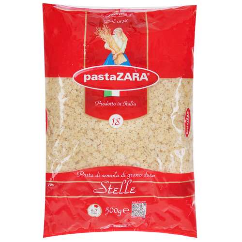 پاستا پاستا زارا مدل Stelle مقدار 500 گرم