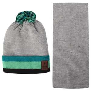 ست کلاه و شال گردن بافتنی بچگانه مدل PJ-106993