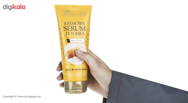 سرم کرمی بدن بی یلندا مدل Honey and Goat Milk حجم 200 میلی لیتر سرم کرمی بدن بی یلندا مدل Honey and Goat Milk حجم 200 میلی لیتر