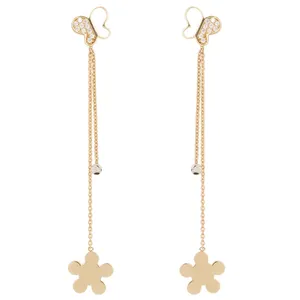 گوشواره طلا 18 عیار ماهک مدل ME0616 - مایا ماهک