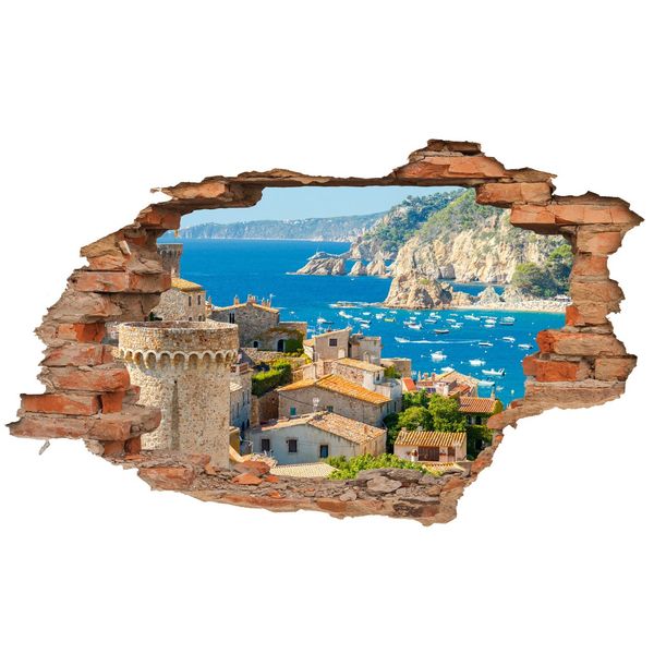 استیکر سه بعدی ژیوار طرح قلعه ساحلی استیکر سه بعدی ژیوار طرح قلعه ساحلی