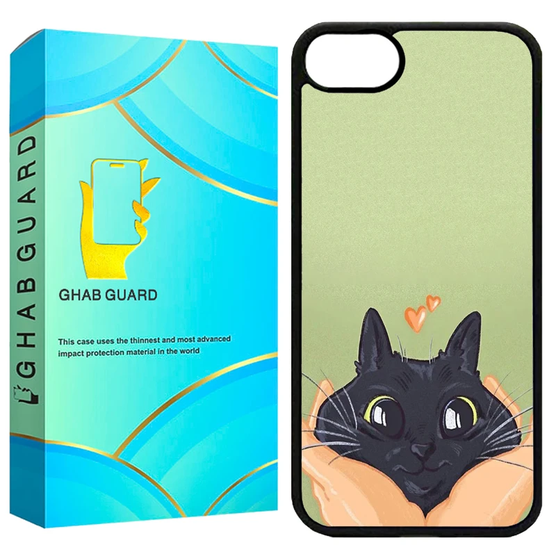 کاور قاب گارد طرح گربه مدل G16E مناسب برای گوشی موبایل اپل iPhone 16e