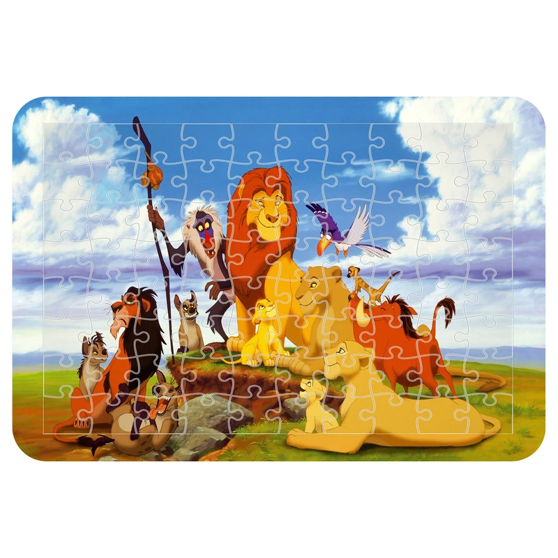 پازل 54 تکه مدل CHB1536 طرح انیمیشن شیر شاه