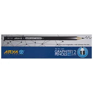 Arya 3001 Black Pencil Pack of 12