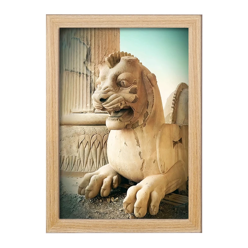 تابلو خندالو مدل تخت جمشید کد F7470