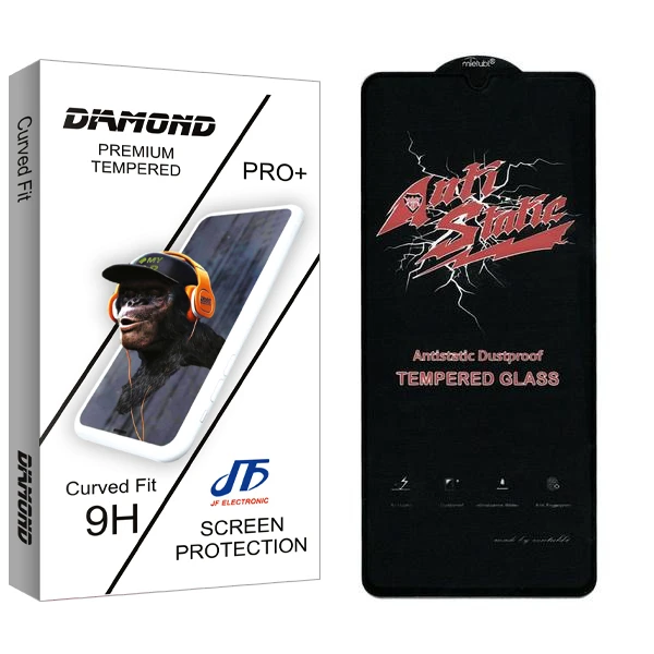 محافظ صفحه نمایش جی اف مدل Diamond Anti Static مناسب برای گوشی موبایل شیائومی Redmi A2 Plus