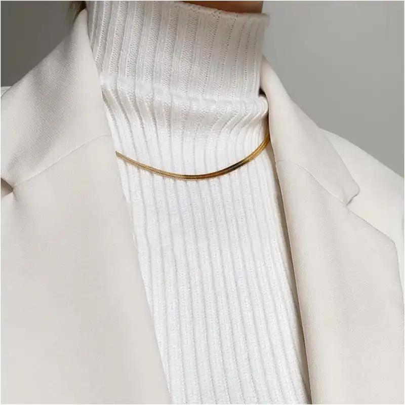 گردنبند طلا 18 عیار زنانه کاپانی مدل KN067