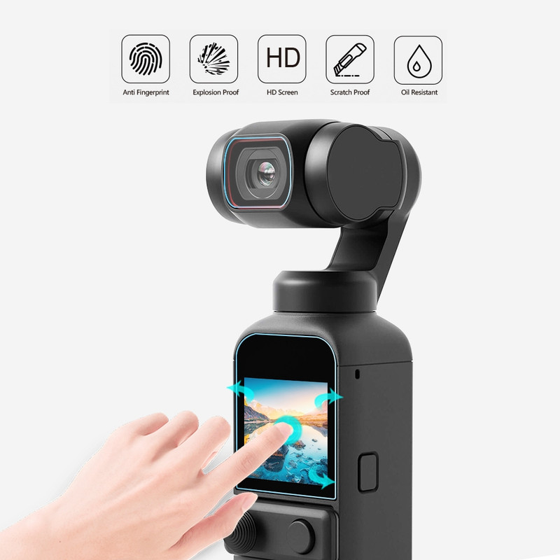 محافظ صفحه نمایش پلوز مدل PU530 مناسب برای دوربین دی جی آی Osmo Pocket 2