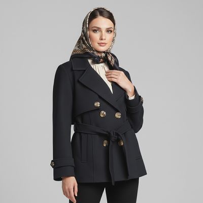بارانی زنانه السانا مدل آژوان کد 2399