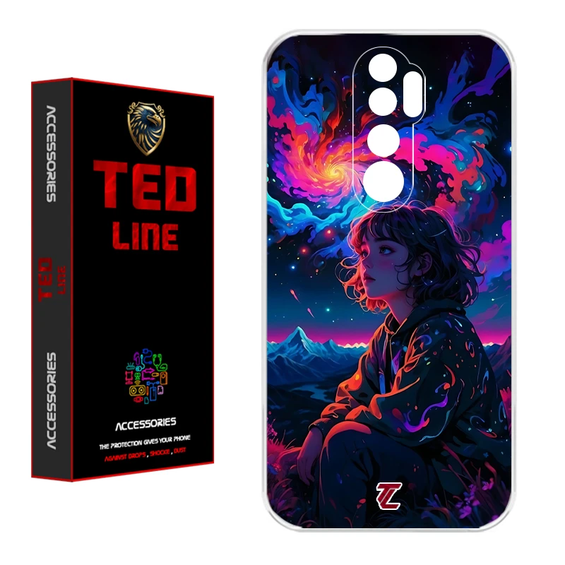 کاور تدلاین طرح دختر کد 1197 مناسب برای گوشی موبایل شیائومی Redmi Note 8 Pro