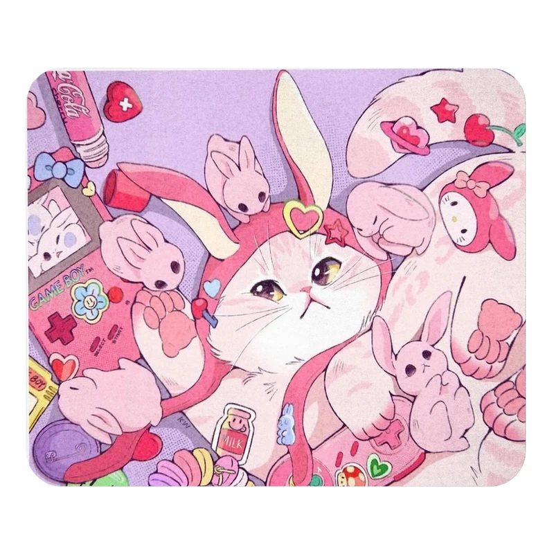 ماوس پد مدل فانتزی گربه سایز 19x24 سانتی متر