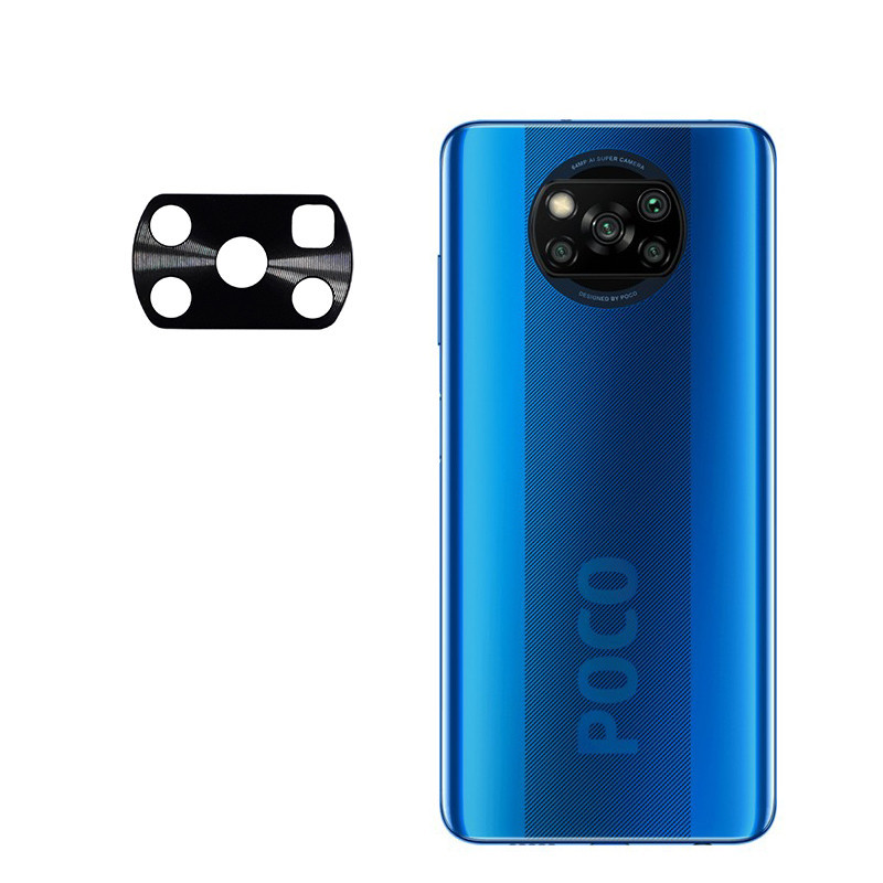 محافظ لنز دوربین مدل یاقوتی 9H_full مناسب برای گوشی موبایل شیائومی POCO X3 / X3PRO 