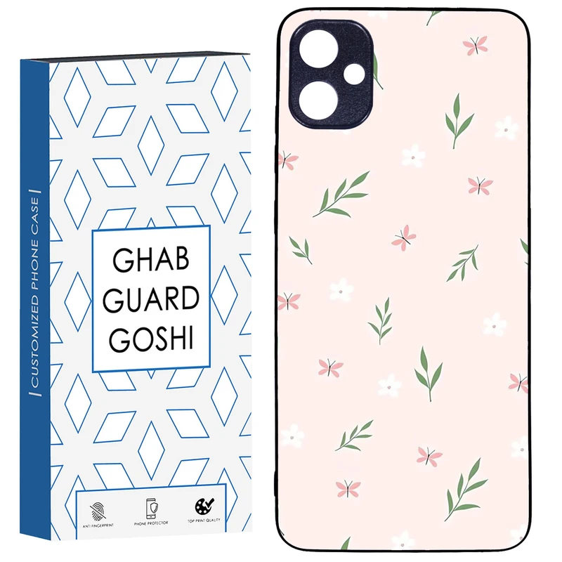 کاور قاب گارد گوشی طرح گل صورتی کد TPU-056 مناسب برای گوشی موبایل سامسونگ Galaxy A05