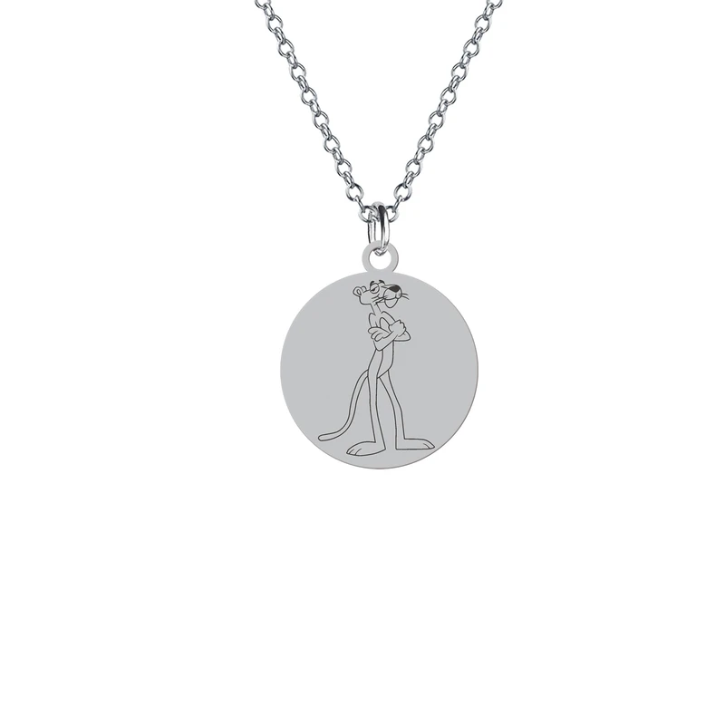 آویز تزئینی خودرو هایکا مدل فانتزی شخصیت کارتونی پلنگ صورتی کد am.jh 712