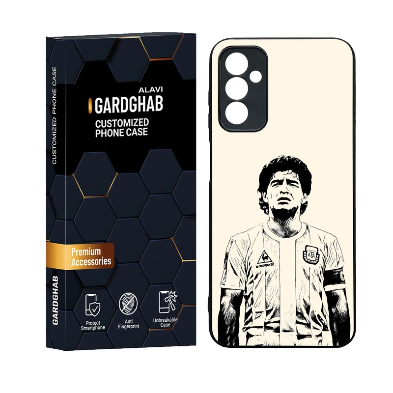 کاور گارد قاب علوی مدل دورژله ای پشت گلس ورزشی مناسب برای گوشی موبایل سامسونگ Galaxy M13 4G