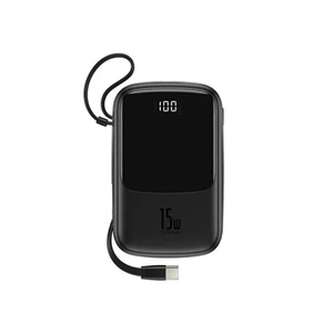 پاوربانک 15 وات بیسوس مدل 1001 ظرفیت 10000 میلی آمپر ساعت