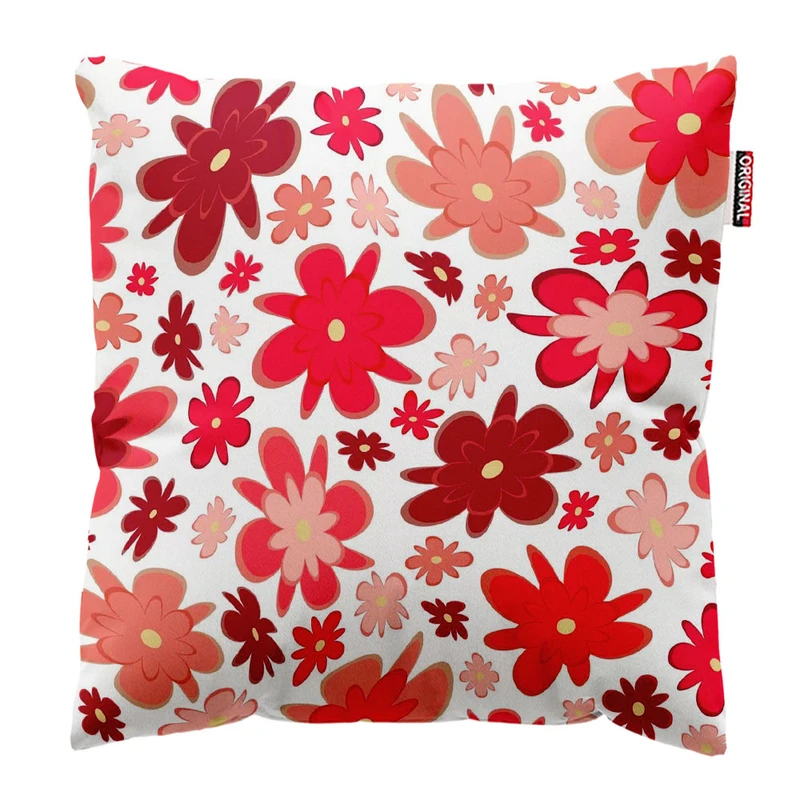  کوسن پاد آفرین طرح گل کد 2898 سایز 30*30 سانتی متر