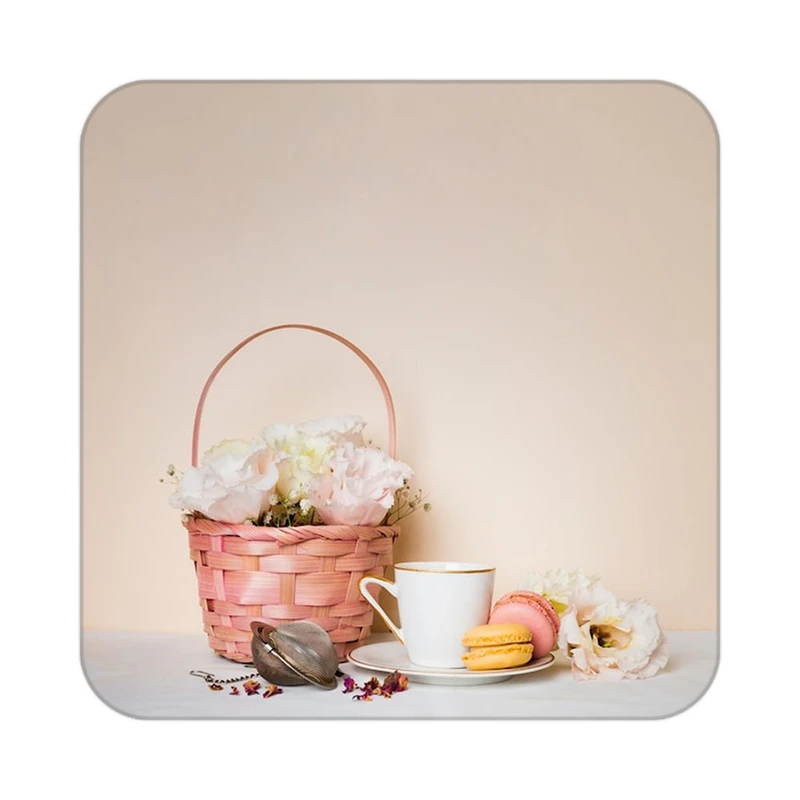 زیر لیوانی کاکتی طرح گل مدل mp18892