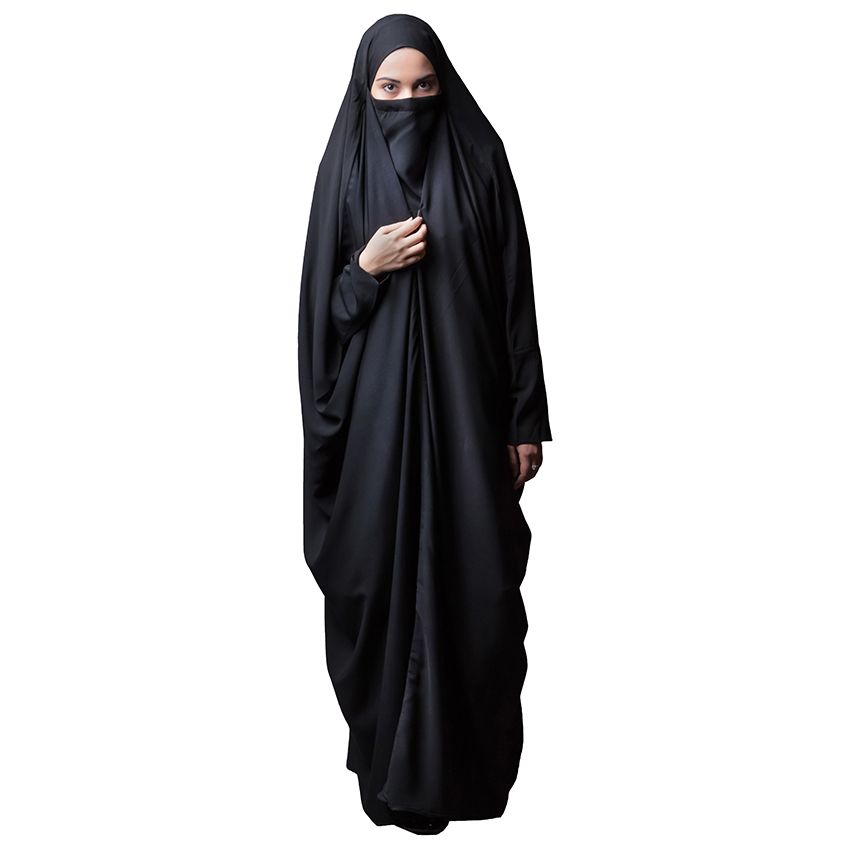 چادر لبنانی دخترانه حجاب فاطمی مدل صدفی -  - 1