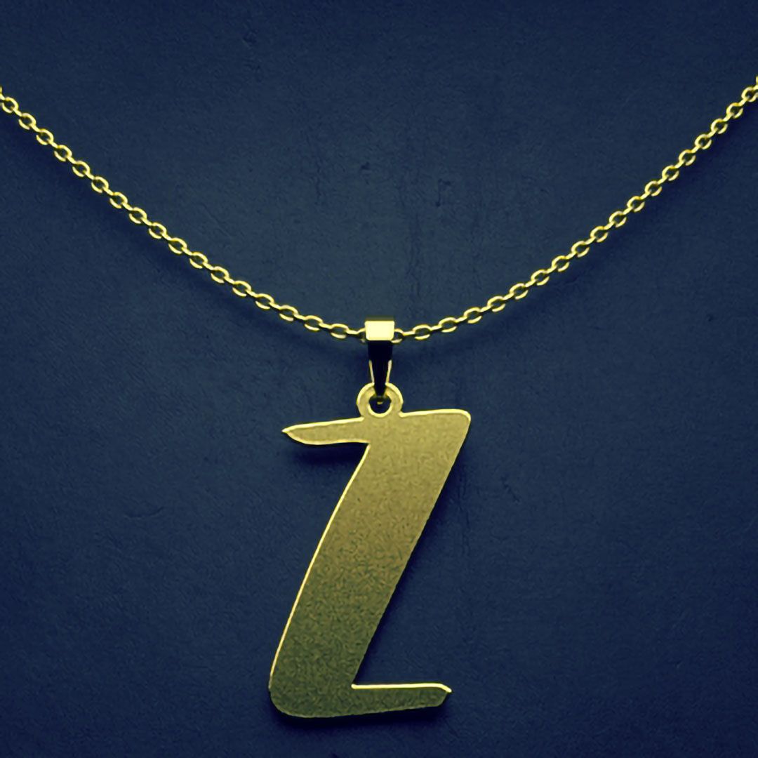 گردنبند طلا 18 عیار زنانه مدوپد مدل حرف Z کد H3-1-1132 -  - 1
