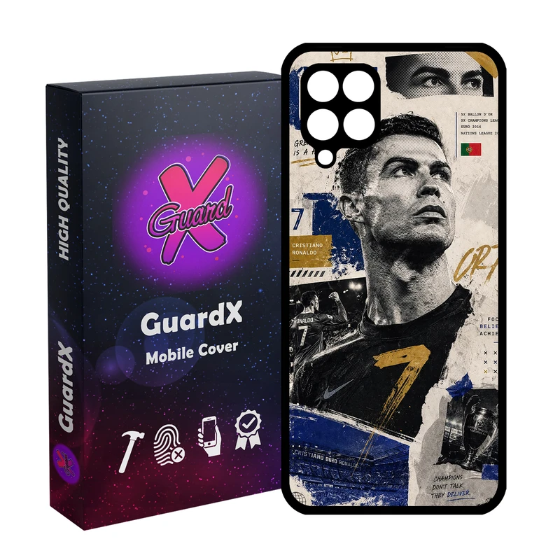 کاور گارد ایکس طرح CR7 مدل 11096 مناسب برای گوشی موبایل سامسونگ Galaxy A12/M12/F12