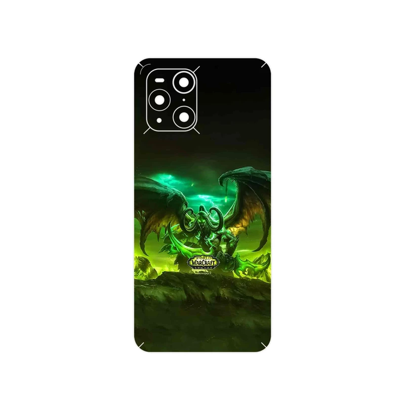 برچسب پوششی ماهوت مدل Warcraft Game Series مناسب برای گوشی موبایل اپو Find X3 Pro