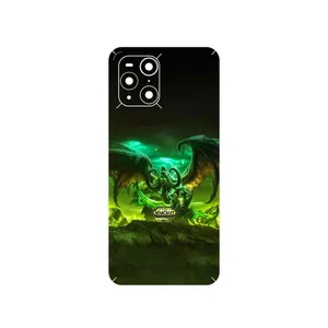 MAHOOT Warcraft Game Series Cover Sticker for Oppo Find X3 Pro