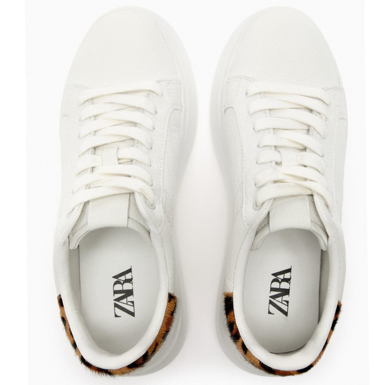 کفش روزمره زنانه مدل Leather trainers_5431110
