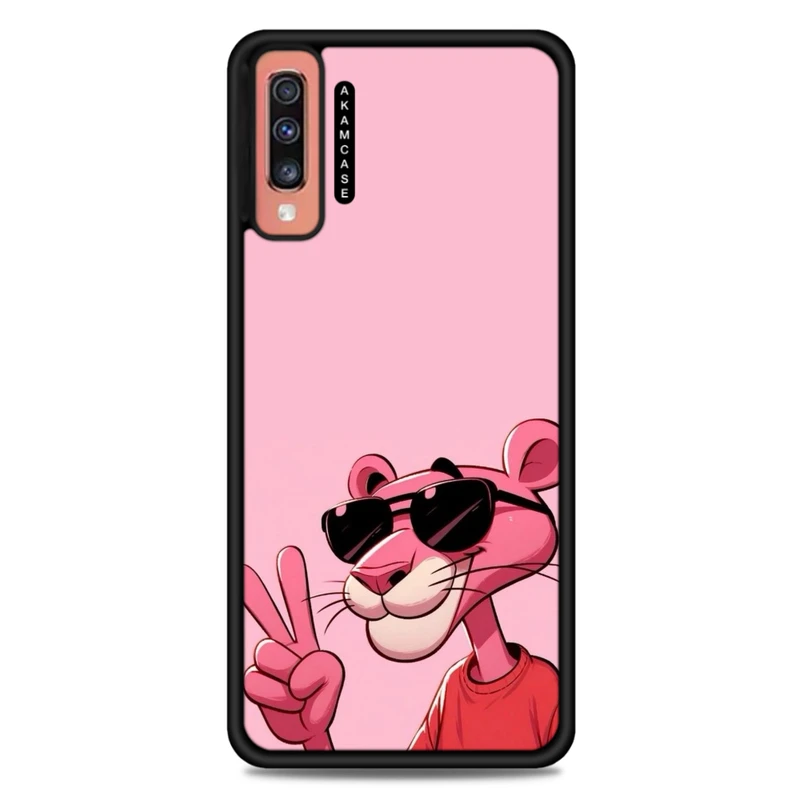 کاور آکام مدل AMC-WSGA70-PINK PANTHER9 مناسب برای گوشی موبایل سامسونگ Galaxy A70
