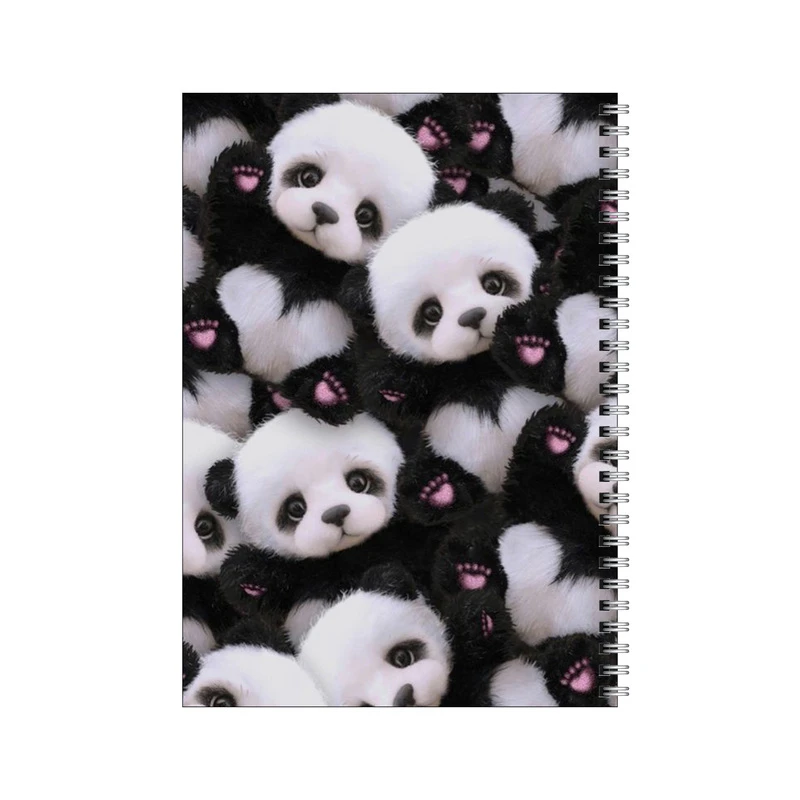 دفتر مشق 80 برگ بامبیلیپ طرح پاندا قلبی کد 8358273