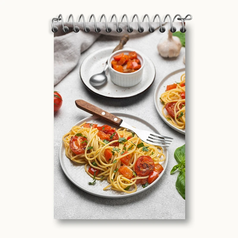 دفتر یادداشت 50 برگ خندالو مدل پاستا کد F2378