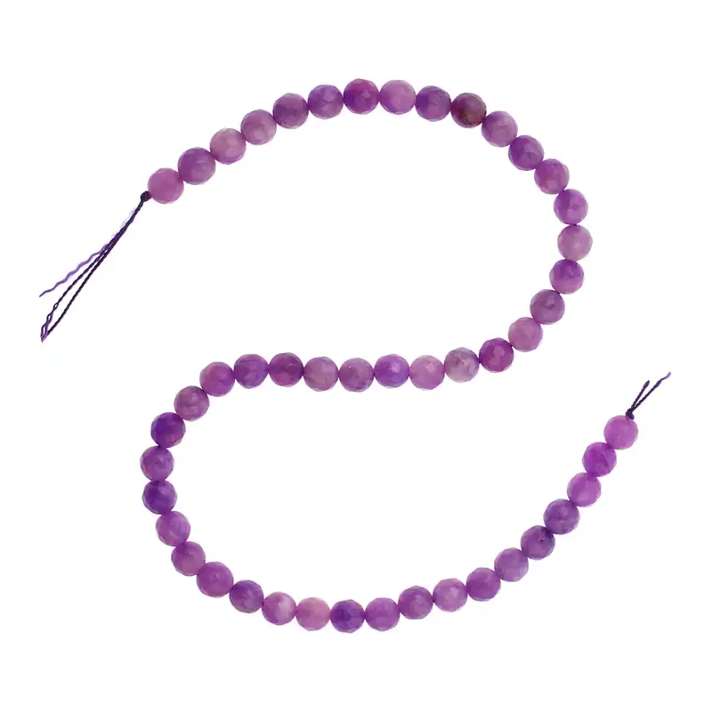 ریسه سنگ عقیق مدل تراش خورده آمیتیس تایلندی کد 4789633