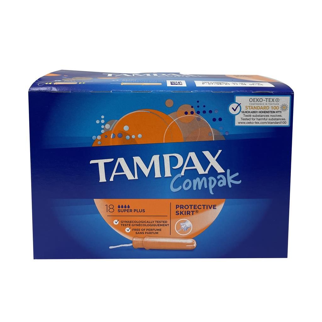 تامپون تامپکس مدل compak plus بسته 18 عددی -  - 2