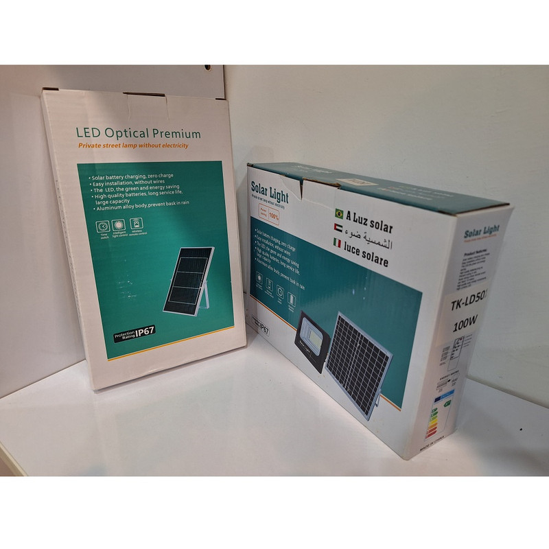 پروژکتور خورشیدی سولار لایت مدل TK-LD501 ظرفیت 100 وات پروژکتور خورشیدی سولار لایت مدل TK-LD501 ظرفیت 100 وات