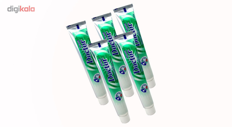 خمیر دندان دکتر دنتال مدل Herbal Salt مجموعه 5 عددی حجم 120 میلی لیتر خمیر دندان دکتر دنتال مدل Herbal Salt مجموعه 5 عددی حجم 120 میلی لیتر