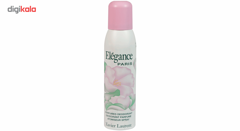 اسپری ضد تعریق زنانه زاویر لوران مدل Elegance حجم 150 میلی لیتر اسپری ضد تعریق زنانه زاویر لوران مدل Elegance حجم 150 میلی لیتر