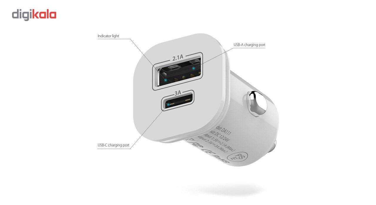 شارژر فندکی دودوکول مدل DA111 Mini main 1 4