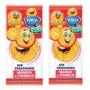 خوشبو کننده خودرو فرش وی مدل Smile Mango And Pomel بسته 2 عددی
